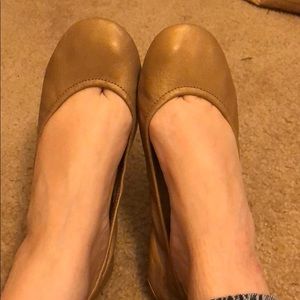 GUC Tieks in Gold Size 9